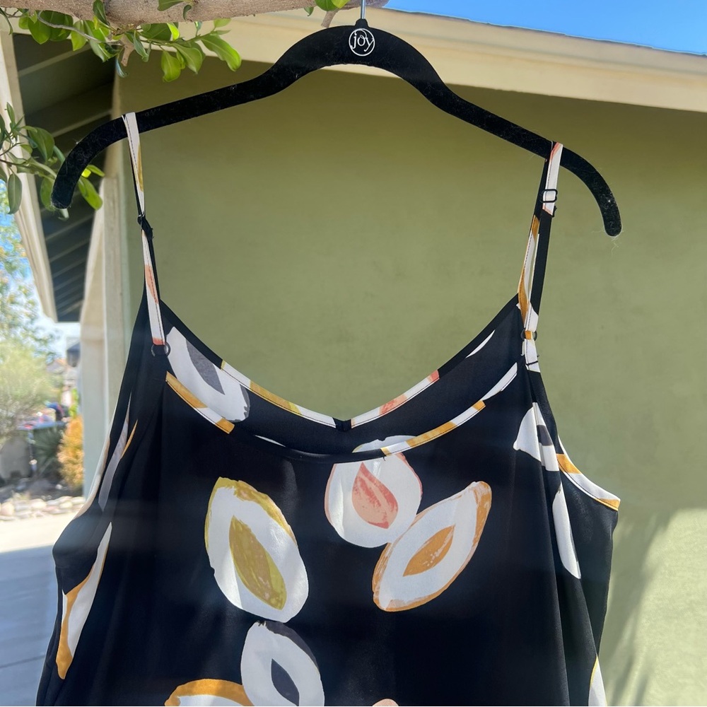 Nic & Zoe Black Papya Print Dress Size: XL - Picture 4 of 9